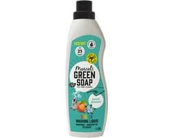 Marcel's Green Soap - Vloeibaar Wasmiddel - Kleur - Perzik & Jasmijn - Effectief & natuurlijk - 23 Wasbeurten - 1 liter - Voordeelverpakking - 2 stuks