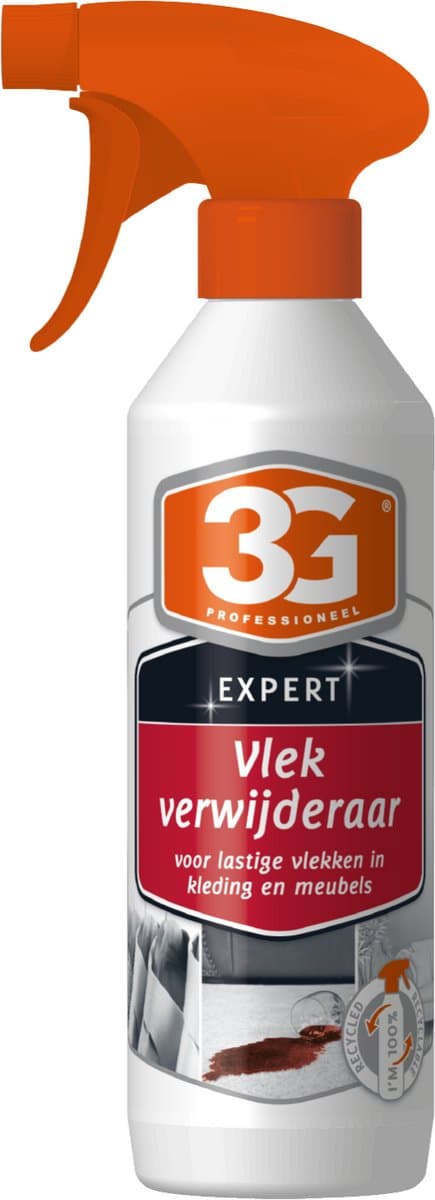 3G Professioneel Vlekreiniger 500 ml - Vlekverwijderaar - Vlekverwijderaar Kleding - Vlekken Reiniger - Textiel Reiniger - Tapijt Reiniger - Hardnekkige Vlekken - Kleding — afbeelding 1
