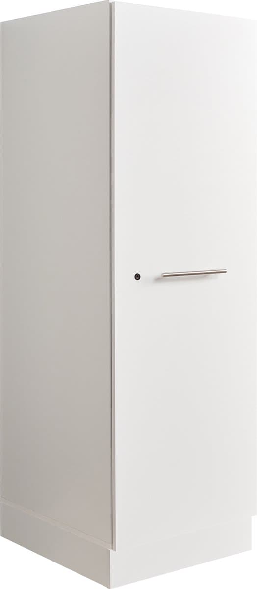 Interiax WASHWALL 'Mary' Wasmachine Opbergkast Wit - Met 3 Legplanken - 162x50x67.5 cm — afbeelding 1