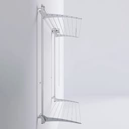 Foxydry Wall Plus 108 cm White - wanddroogrek -bediening rechts- 108 x 52 x 137 cm — thumbnail 3