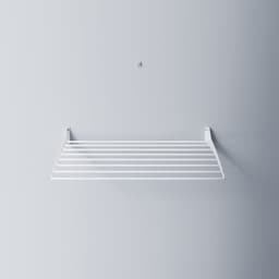 2x Foxydry Fold 82 cm white wasdroogrek wandmontage clicksysteem - 82 x 50 x 10 cm — thumbnail 2