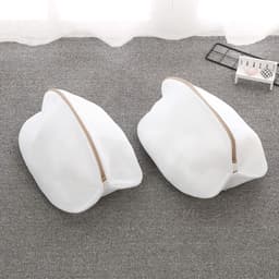 Waszakken met ritssluiting voor bescherming en opslag - 2-delige set voor delicate kleding en schoenen — thumbnail 4