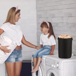 Goodivery ® Handige Set van 2 Opbergtassen voor Waslijn Klemmen met Sluitkoord en Ophanghaken, Geschikt voor Binnen en Buiten — thumbnail 3