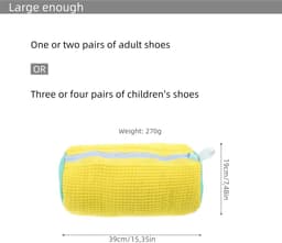 Waszak voor Schoenen, 2 Stuks - Herbruikbare Schoenenwaszak voor 360° Reiniging in de Wasmachine — thumbnail 5
