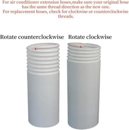 Afvoerslang Airco - Ventilatieslang Vervanging - Mobiele Koeling - Flexibel Sterk Materiaal - Diameter 159 cm - Wit — thumbnail 5