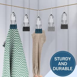 10 stuks roestvrijstalen kleerhangers en klemmen voor kleding en handwerk — thumbnail 4