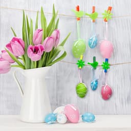 50 stuks houten wasknijpers 2,9 inch - multicolore decoratie voor foto's en displays — thumbnail 4