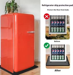 Afdruipbak Wasmachine - Lekbak Apparaat - Apparaat Beschermen - Absorberend Siliconen - 60 x 60 cm - Grijs — thumbnail 3