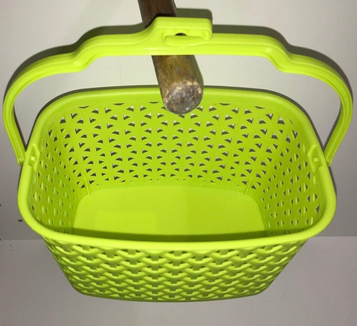 Wasknijpermandje - Kleine wasmand - Kleding ophangen - Duurzaam kunststof - Groen — afbeelding 1