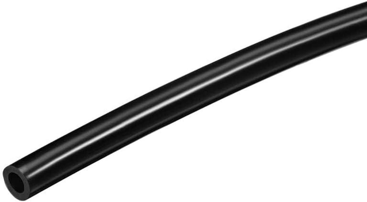 Siliconen buis zwart 3 mm binnendiameter x 5 mm buitendiameter 2 meter lengte - flexibele rubberslang voor water en luchtoverdracht — afbeelding 1