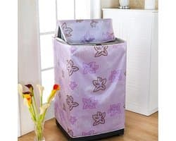 Wasmachinekap Beschermhoes - Dubbele Trommel Cover - Thuisgebruik Bescherming - Automatische Opening - 55x58x87cm - Diepblauw