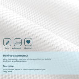 GELLDG Cloud Laundry Net - 3-delige set - Waszakken geschikt voor de wasmachine - 30x40 cm - Geschikt voor het wassen van delicate kleding in de wasmachine - Geschikt voor het wassen van ondergoed, sokken en delicate kleding — thumbnail 3