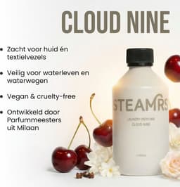 STEAMRS - Luxe Wasparfum - Cloud Nine - 300 ml Designer parfum voor je kleding - 30-40 wasbeurten - Verzorgend voor textiel — thumbnail 2