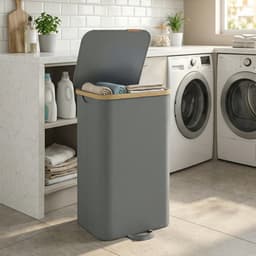 SONGMICS - Wasmand - Wasmand met Deksel - Uitneembare Waszak - 100 Liter Capaciteit — thumbnail 4