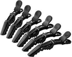 Haarspeldjes Set - Kappers Clips - Professioneel Stylen - Antislip Grip - 11.5 cm Lengte - Zwart