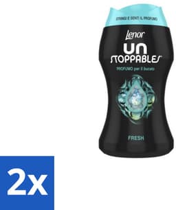 2 x Lenor Unstoppables – Geurbooster – Fresh - 10 Wasbeurten - 140 g - Geurbooster Was - Frisheid Was - Geurparels Was - Wasgeur - Frisheid Kleding — thumbnail 1