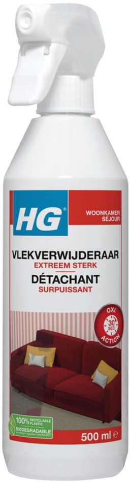 2 x HG Vlekverwijderaar Extra Sterk 500 ml - Vlekkenverwijderaar - Hardnekkige Vlekken - Tapijt Schoonmaken - Meubelstof Schoonmaken - Autobekleding Schoonmaken — thumbnail 2