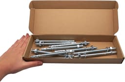 Wigankers M10 x 150 mm (10 stuks) - Metalen Pluggen voor Beton en Metselwerk — thumbnail 3