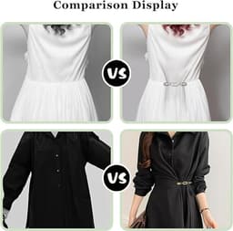 Set van 3 retro vestclips, vintage truiclips, vestclips, voor dames en meisjes, voor vesten, capes, jurken, blouses, sjaals en gilets. — thumbnail 2