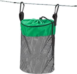 Wasknijperzak - Wasknijperhouder - Wassen Organiseren - Verstelbare Schouderriem - 30x20 cm - Groen — thumbnail 1