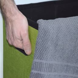 Opvouwbare Wasmand met Deksel en Handgrepen - Stabiele Waskist in Linnenlook met 70 liter Inhoud — thumbnail 2