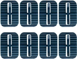Vuilniszak klemmen - Afvalzak houders - Afval sorteren - Antislip ontwerp - 8 stuks - Blauw — thumbnail 1