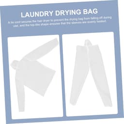 Opvouwbare Waszak - Drogende Tas - Kleding Drogen - Snel Drogend - 75x75x75 cm - Wit — thumbnail 3