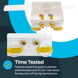 Dual Washer Outlet Box voor Verzonden Installaties — thumbnail 4