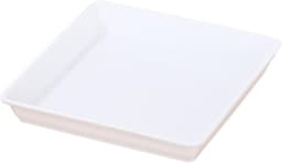 Vierkante lekbakken - Opvangbakken - Water opvang - Binnen en buiten - 35 cm - Wit — thumbnail 1
