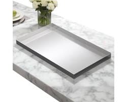 Olie Lekbak - Condensaat Opvangbak - Apparaten Beschermen - Roestvrij Staal - 40x10cm - Zilver