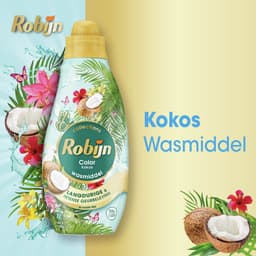Robijn Klein & Krachtig Collections Color Kokos Vloeibaar Wasmiddel - 6 x 22 wasbeurten - Voordeelverpakking — thumbnail 5