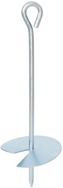 vidaXL - Aardanker - 10 - st - Ø10 - x - 30 - cm - Gegalvaniseerd - Metaal - zilver — thumbnail 1
