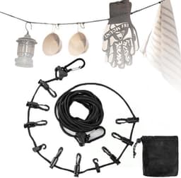 Dailygoods- Waslijn 5 Meter - Waslijn Camping - Uittrekbare Waslijn — thumbnail 1