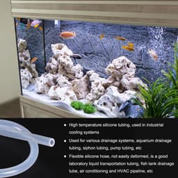 Dailygoods- Siliconen Slang Voedselveilig - 6 mm ID x 8 mm OD - 1 Meter Condensslang - Flexibel - Drukbestendig - Levensmiddelenbestendig — thumbnail 3