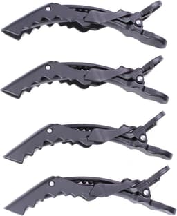 Haarklemmen Set - Professionele Clips - Haar Styling - Sterke Grip - 4 Stuks - Zwart — thumbnail 5