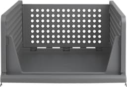 Set van 3 opbergdozen, kastorganizer, opvouwbare opberglade-organizer en kledingkast, voor kleding, dekbedden en speelgoed, 33,5 x 43 x 54,5 cm, grijs — thumbnail 2
