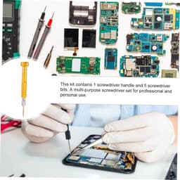 1set Precisie Schroevendraaier Voor Mobiele Telefoon Reparatie Magnetische Bits Geschikt Voor Computers Klokken Elektronica Eenvoudig in Gebruik Professioneel Persoonlijk Gebruik — thumbnail 3