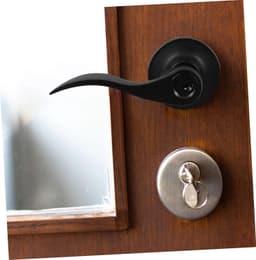 1set Privacy Deurhendel Met Sleutel Minimalistische Zinklegering Deurslot Voor Slaapkamer Badkamer Eenvoudige Installatie Duurzaam Elegant Ontwerp Voor Binnenruimtes — thumbnail 5
