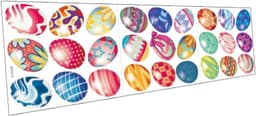 1set Paasei Wandstickers Van Zelfklevende Pvc Wanddecoratie Voor Pasen Creatief Leuk Ontwerp Voor Muur Raam Deurdecoratie — thumbnail 1
