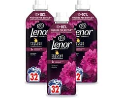 3 x Lenor – Wasverzachter – Lotus Flower & Diamond Figs – 32 Wasbeurten – 675 ml - Voordeelverpakking - 3 stuks
