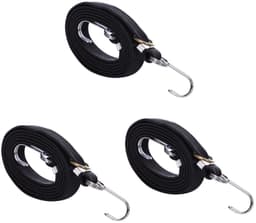 Bungee Koorden 80 Inch - Verstelbaar Elastisch Touw - Heavy Duty - Met Gesp/Haken - Anti-roest - Voor Camping/Tuinieren - Elastisch Koord — thumbnail 1