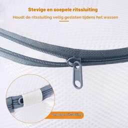 Set van 3 Wasnetten voor Bh's en Ondergoed, 18 x 20 cm, Herbruikbare Waszakken met Verborgen Rits, Ideaal voor Wassen van Lingerie en Sokken — thumbnail 4