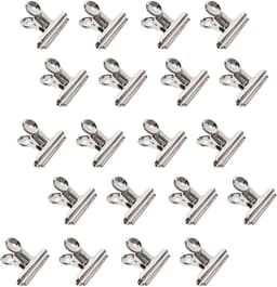 22 mm Bulldog Clips - Sterke Metalen Klemmen voor Documenten, Foto's en Labels - 20 Stuks — thumbnail 1