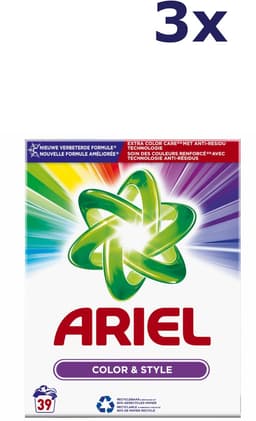 Ariel Color Waspoeder - 3 x 39 Wasbeurten - Voordeelverpakking — thumbnail 5