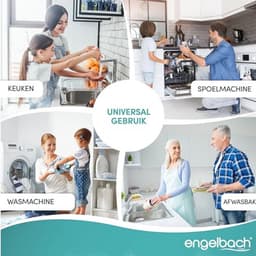 Sifon voor Gootsteen met Flexibele Afvoerslang en Dubbele Aansluiting — thumbnail 1