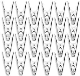 Set van 24 roestvrijstalen wasknijpers - Sterke grip en weerbestendig - Multifunctionele clips voor binnen en buiten — thumbnail 3