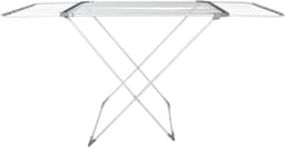 Home Deco Factory Wasrek/droogrek - wit - metaal - 108 x 55 x 94 cm - ophangen — thumbnail 1