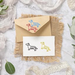 80 Kleurrijke Paperclips in Leuke Honden Vorm voor Kantoor en School — thumbnail 2