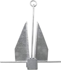 10 kg Gegalvaniseerd Stalen Platenanker voor Boot, Jacht en Zeilboot - Robuuste Verankering — thumbnail 1