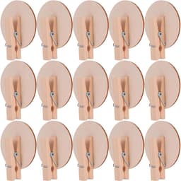 Allecta - Houten Mini Wasknijpers Fotoclips 50 Stuks Voor Knutselen en Decoratie. — thumbnail 1